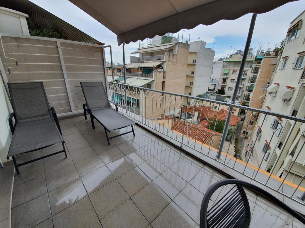 Lukas-2 B/R Luxurious Flat With Veranda Leilighet Athen Eksteriør bilde